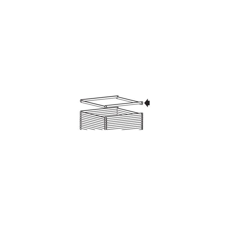 Madriers supplémentaires en bois traité autoclave pour abris de jardin SOLID