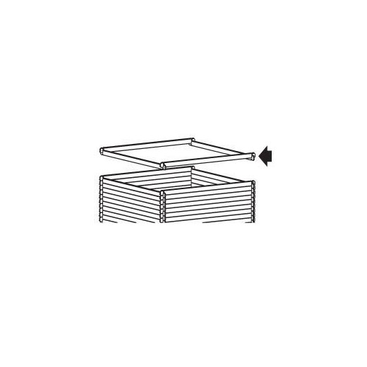Madriers supplémentaires en bois traité autoclave pour abris de jardin SOLID