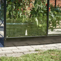 Embase pour serre Qube laquée noir 6,6m² de Halls
