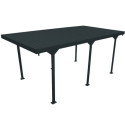 Carport 1 voiture en métal anthracite 15,58m² - DURAMAX