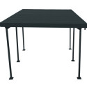 Carport 1 voiture en métal anthracite 15,58m² - DURAMAX