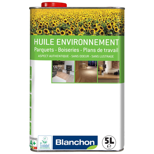 Huile parquet environnement BLANCHON - bois naturel 5L