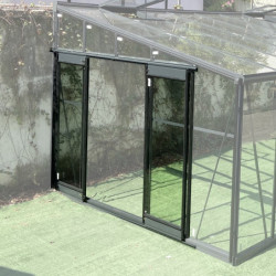 Kit porte complète supplémentaire pour serres LUXE alu et verre Green Protect