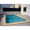 Piscine acier rectangulaire fond plat 5x3xH1,40m avec échelle inox SUNKIT JUPITER