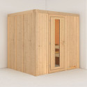Sauna traditionnel Daria Plug &Play - 4 à 6 places 68mm KARIBU