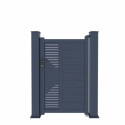 Portillon battant en aluminium 100x158cm FANCY X-Métal