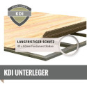 Sauna extérieur Hygge bois naturel avec vestibule et trois fenêtres 6 à 8 places 38mm KARIBU