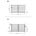 Portail coulissant ajouré en aluminium SPACE COUL 300x158cm - X-Métal