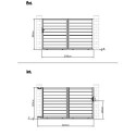 Portail coulissant ajouré en aluminium SPACE COUL 300x176cm - X-Métal