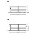 Portail coulissant ajouré en aluminium SPACE COUL 350x140cm - X-Métal