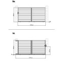 Portail coulissant ajouré en aluminium SPACE COUL 350x176cm - X-Métal