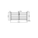 Portail battant plein en aluminium 300x142cm GARDE G X-Métal