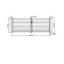 Portail battant plein en aluminium 392x142cm GARDE G X-Métal