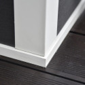 Abri de jardin en bois composite 28mm anthracite 9m² PREMIUM toit plat - Woodlife Garden