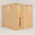 Sauna traditionnel modulable RODIN 5 à 6 places 68mm KARIBU