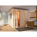 Sauna traditionnel modulable RODIN 5 à 6 places 68mm KARIBU