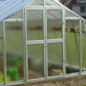 Extension de serre en verre cathédrale 20cm pour Variant LIMES - Ma Serre de Jardin