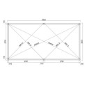 Pergola bioclimatique autoportante en alu anthracite 3x6m Ombrea