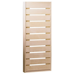 Banc de sauna en bois de tremble massif 50x138cm - Karibu
