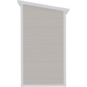 Coffre de jardin en résine - cache poubelles beige 1,79m² JOBU
