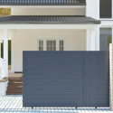 Portail coulissant en aluminium 300x158cm GARDE COUL X-Métal