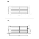 Portail coulissant en aluminium 350x142cm GARDE COUL X-Métal