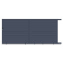 Portail coulissant en aluminium 350x142cm GARDE COUL X-Métal