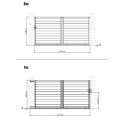 Portail coulissant en aluminium 350x173cm GARDE COUL X-Métal