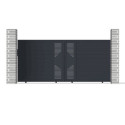 Portail coulissant en aluminium 392x158cm FANCY COUL X-Métal