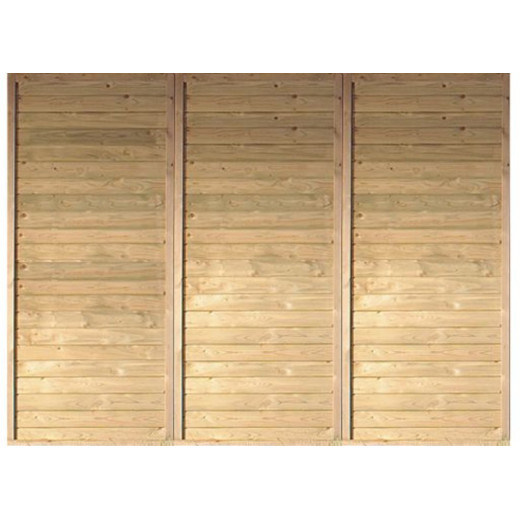 Paroi arrière en épicéa 250x200cm pour carport classic simple Karibu