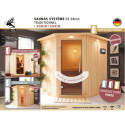 Sauna traditionnel d'angle SIIRIN 4 à 5 places 68mm KARIBU