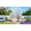 Serre de jardin Apollo 2500 en alu et polycarbonate de 4 mm - Vitavia