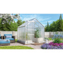 Serre de jardin Apollo 3800 en aluminium et panneaux de polycarbonate de 6 mm - Vitavia