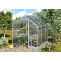 Serre de jardin Apollo 3800 en aluminium et panneaux de polycarbonate de 6 mm - Vitavia
