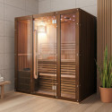 Sauna traditionnel CEDAR CLASS 5 places + poêle SAWO 6000W - SNÖ