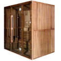 Sauna traditionnel CEDAR CLASS 5 places + poêle SAWO 6000W - SNÖ