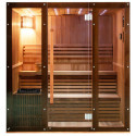 Sauna traditionnel CEDAR CLASS 5 places + poêle SAWO 6000W - SNÖ