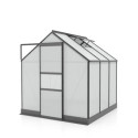 Serre de jardin en alu noir et polycarbonate 4mm - Apollo 3800 - Vitavia