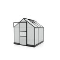Serre de jardin en alu noir et polycarbonate 6mm - Apollo 3800 - Vitavia