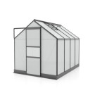 Serre de jardin en alu noir et polycarbonate 4mm - Apollo 5000 - Vitavia