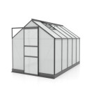 Serre de jardin en alu noir et polycarbonate 4mm - Apollo 6200 Vitavia