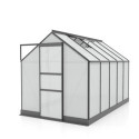 Serre de jardin en alu noir et polycarbonate 6mm - Apollo 6200 - Vitavia