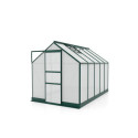 Serre de jardin en alu vert et polycarbonate 4mm - Apollo 6200 - Vitavia