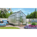 Serre de jardin en alu vert et polycarbonate 6mm - Apollo 6200 - Vitavia