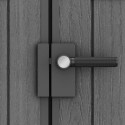 Abri de jardin en résine aspect bois grisé 2,3m² Darwin 46 + plancher - Keter