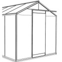 Porte arrière supplémentaire pour serre Prestige ACD - Aluminium laqué