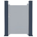 Poteau H166cm en aluminium pour les portails X-Métal