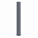 Poteau H166cm en aluminium pour les portails X-Métal