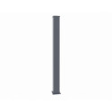Poteau en aluminium anthracite pour portails X-Métal - H.190cm