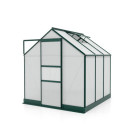 Serre de jardin en alu vert et polycarbonate 4mm - Apollo 3800 Vitavia